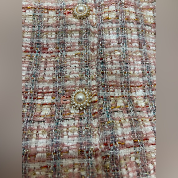 House of Harlow 1960 Pixie Dust Tweed Mini Skirt Set - Picture 5 of 8